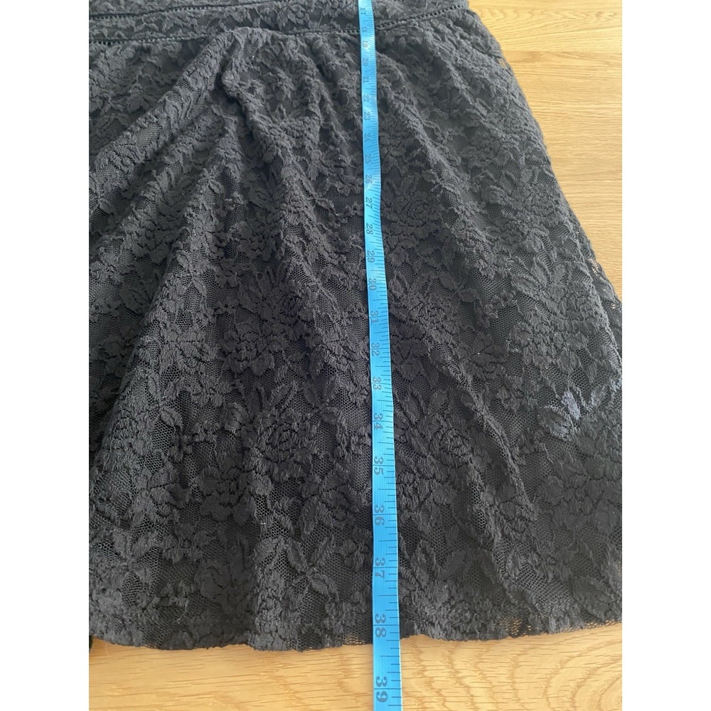 Torrid Women Black Lace Dress SZ 26 (4X) Fit & Flare A-Line Scoop Neck 10626321 - Picture 4 of 10